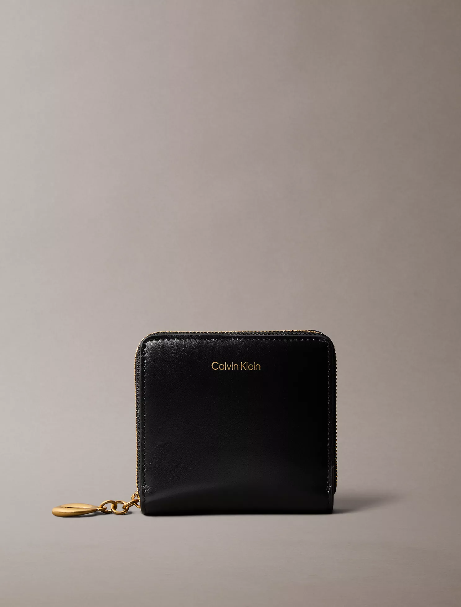 Leather Zip Wallet, genuine leather